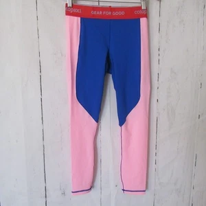 Cotopaxi Leggings M Medium Haraka Color Block Blue Pink - Picture 1 of 5