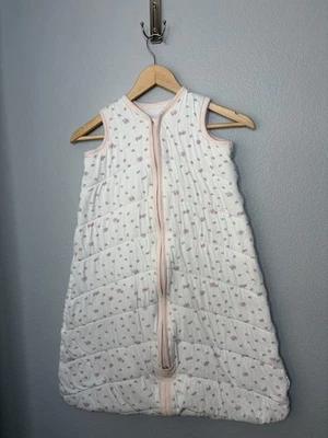 Мешок для сна Burt's Bees Baby Beekeeper розовый 12-18 месяцев БОЛЬШОЙ органический хлопок - Изображение 1 из 3