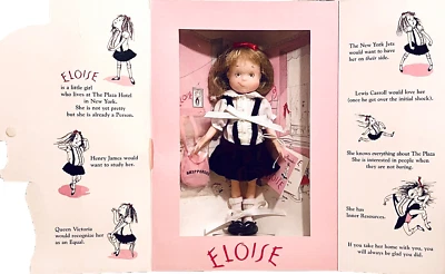 Muñeca de moda Madame Alexander 1999 Kay Thompson's Eloise 8" nueva en caja dañada Foto 1 de 4