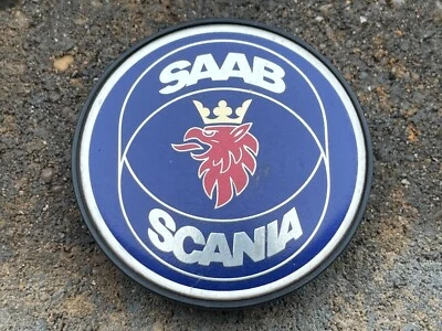 Tapa central de rueda Saab Scania 9-3 9-5 900 9000 OEM 4566311 diámetro 2 7/16" pulgadas Foto 1 de 2