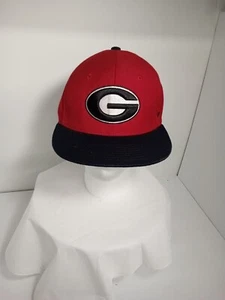 The Game Gametek Georgia Bulldogs Flat Bill Hat Adult Red Embroidered "G" Logo - Bild 1 von 6