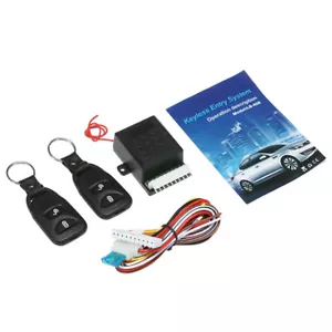 Universal Car Auto Remote Central Kit Door Lock Locking Vehicle Keyless B0W7 - Picture 1 of 11