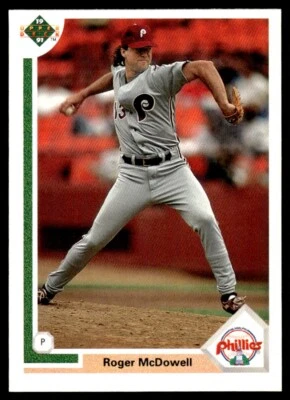 1991 Upper Deck #406 Roger McDowell Philadelphia Phillies - Image 1 of 2
