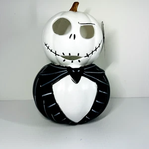 Disney Nightmare Before Christmas Blow Mold Jack Skellington Stacked Pumpkin '23 - Picture 1 of 24