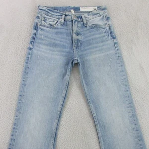 Rag & Bone Jeans Womens W24 L29 Light Blue Bootcut Mid Rise Denim Peyton - Picture 1 of 14