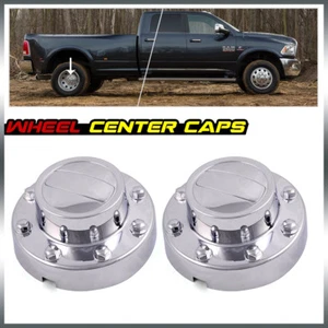 Fit For Dodge Ram 3500 1-Ton 2011-2018 Dually Rear Alcoa Alloy Wheel Center Caps - Picture 1 of 12