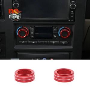 Dashboard Air Condition Adjustment Button Knob Ring Cap For Humme-r H2 2003-07 - Imagen 1 de 10