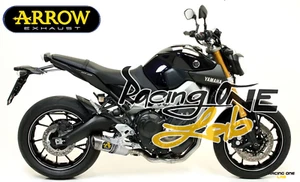 KOMPLETTE AUSPUFF ARROW ALUMINIUM MIT KAT EURO 4 FÜR YAMAHA MT-09 / TRACER 13-20 - Picture 1 of 2