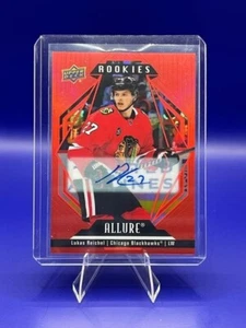 2022-23 Upper Deck Allure Red Rainbow #127 Lukas Reichel RC Rookie Blackhawks - Picture 1 of 2