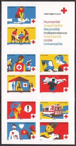 FRANCE 2023 RED CROSS CROIX ROUGE BKLT S/A Cover