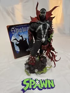 Custom Spawn Statue 1/5 Scale w/Glow-in-Dark Accents Plus 3D Logo Plate & Sign - Picture 1 of 12