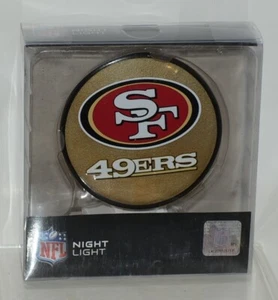 Team Sports America NFL Licensed 3NT3826 San Francisco 49ers Circle Night Light - Imagen 1 de 4