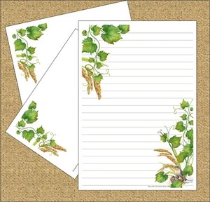 "Beautiful Summer Nature" - A5 Letter Writing Paper / 100gsm premium white - Picture 1 of 6