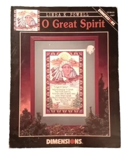 Punto de Cruz Contado O GREAT SPIRIT Por Linda Powell Dimensiones  - Imagen 1 de 2