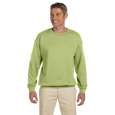 Gildan Mens Heavy Blend Crewneck Sweatshirt 18000, Kiwi - Image 1 of 3