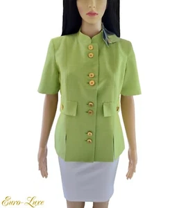 $2,900 NWT 2023 YSL YVES SAINT LAURENT RUNWAY MILITARY JACKET BLAZER FR 36/ 4 S - Picture 1 of 13