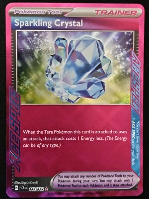 Sparkling Crystal 142/142 S&V Stellar Crown Ace Spec Holo Rare Pokémon 2024 NM - Image 1 of 2