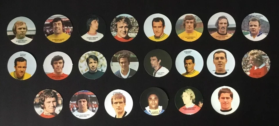 FKS - Wonderful World of Soccer 72/73 - Circular Stickers - Complete Your Set - Image 1 of 1