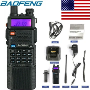 Baofeng UV-5R Zwei Wege Radio 5W 3800mah VHF UHF FM Transceiver Amateurfunk Walkie Talkie - Bild 1 von 12