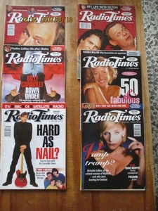 Six Radio Times Magazines All Pictured All Complete 1996 - Picture 1 of 7