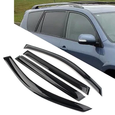 Para Toyota Rav4 2006-2013 2012 2011 2010 09 Viseras Ventana Protector Lluvia Ventilación Sombra Foto 1 de 4