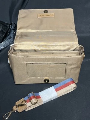 Tote Savvy Small Tan  Diaper Bag With Changing Pad & Crossbody Strap New - Image 1 of 4