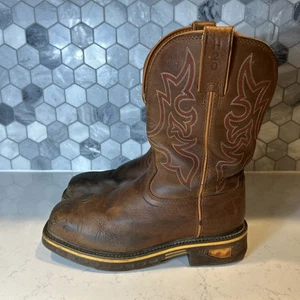 Botas Justin Para Hombres 8.5 EE Resistencia CompToe Vaquero Occidental Rodeo Trabajo CR4016 LEER - Imagen 1 de 24