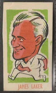 KIDDYS FAVORITEN - BELIEBTE CRICKETSPIELER 1948 - #13 - SURREY - JAMES LAKER  - Bild 1 von 2