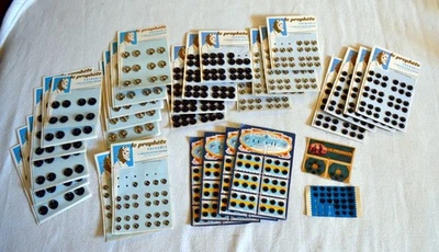 Lot boutons pressions mercerie, couture, toutes dimensions - Photo 1/3