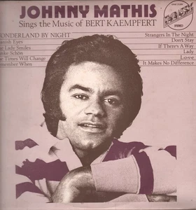 Johnny Mathis Sings the Music of Bert Kaempfert LP vinyl UK Embassy 1975 Sleeve - Picture 1 of 3