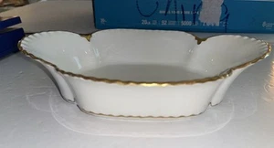 10”Scalloped Edge Limoge Haviland Gold Gilded Bowl - Picture 1 of 11