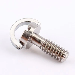 1/4 DRing Screw Stainless Steel For Camera Tripod Quick Release Plate Monopo FY - Bild 1 von 7