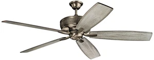 70" Kichler Monarch Antique Pewter Large Ceiling Fan with Wall Control - Picture 1 of 1