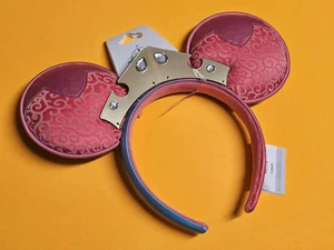 Diadema oreja rosa y azul aurora de la Bella Durmiente de los parques Disney nueva 2025 - Imagen 1 de 1
