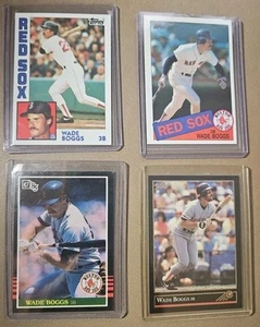 Wade Boggs Boston Red Sox HOF 4 Card Lot - Picture 1 of 9