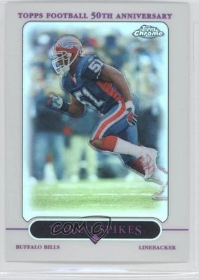 2005 Topps Chrome Refractor Takeo Spikes #123 - Image 1 of 2