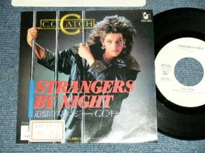 C.C. CATCH Japan 1986 VIPX-1851 WHITE LABEL Promo NM 7"45 STRANGERS BY NIGHT - Image 1 of 4