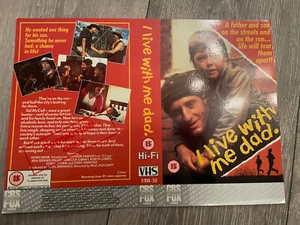 I LIVE WITH ME DAD - CBS FOX - VHS TAPE COVER - BIG  BOX - Picture 1 of 1