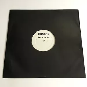 Asher D - Back In The Day 12" White Label Vinyl Record (33rpm) - BITD 01 EX/EX - Picture 1 of 3