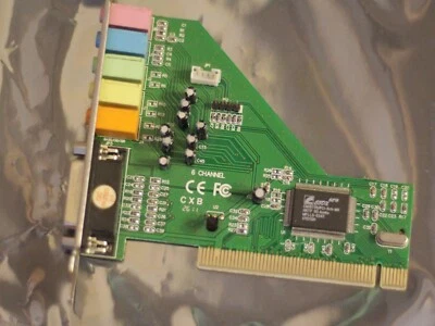 5.1 Stereo Card CMI8738/PCI-6ch-MX Surround Sound Chip PCI Genius - Image 1 of 3