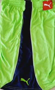 BOYS XL 18/20 GREEN/NAVY FILA TRAINING BASKETBALL SHORTS 2 POCKETS DRAWSTRING - Picture 1 of 4