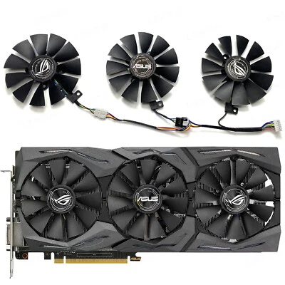 4-wire 5/6Pin Graphics Card Cooling Fan for ASUS ROG STRIX GTX1060 1070 1080TI - Image 1 of 3