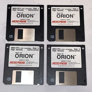 Juego de PC Master Of Orion IBM (4) Disquetes de 3,5" Pulgadas Software MicroProse - Imagen 1 de 6