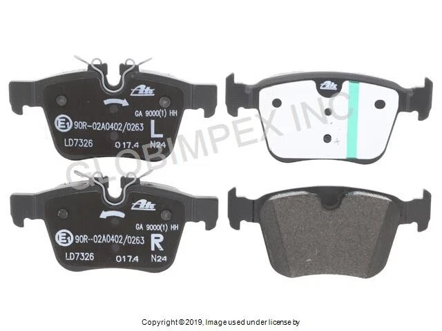 For JAGUAR (2019-2020) Brake Pad Set REAR ATE CERAMIC + 1 YEAR WARRANTY - Image 1 of 1