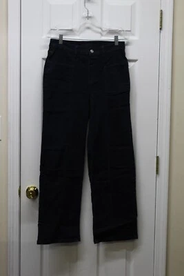 Denim & Co. Easy Stretch Wide Leg Jeans with Seam Details-Dk Wash-12-A455564 - Image 1 of 3