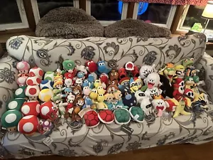 Massive Lot Of 80 Super Mario Push Clawee Mini To 10 Inch - Picture 1 of 7