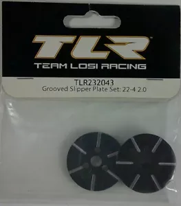 Team Losi Racing TLR232043 Grooved Slipper Plate Set: 22-4 2.0 Free Shipping - Picture 1 of 2