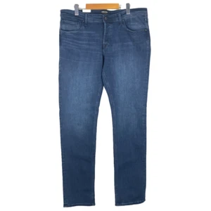 JACK & JONES Men's Blue Denim 812 Glenn Slim Original Jeans US 38 X 34 - Picture 1 of 10