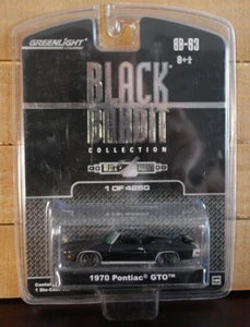 GREENLIGHT 1/64 DIECAST CAR 1971 PONTIAC GTO BLACK BANDIT 1 OF 4250 EDT ©2009 - Picture 1 of 1