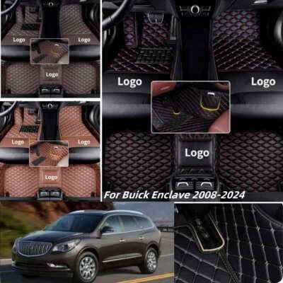 Alfombrillas de coche para Buick Enclave 2008-2024 alfombras personalizadas impermeables almohadilla antideslizante Foto 1 de 4
